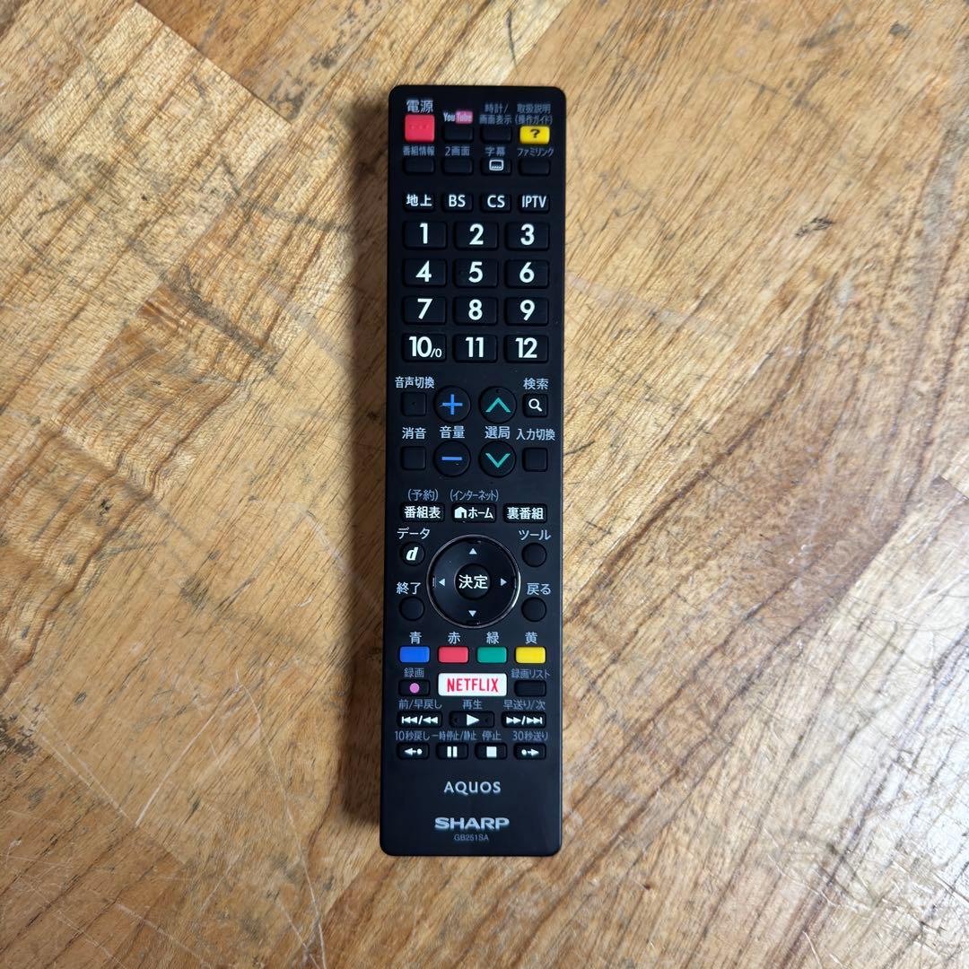 シャープ 60V型 4K 液晶テレビ AQUOS LC-60U45 動画アプリ○