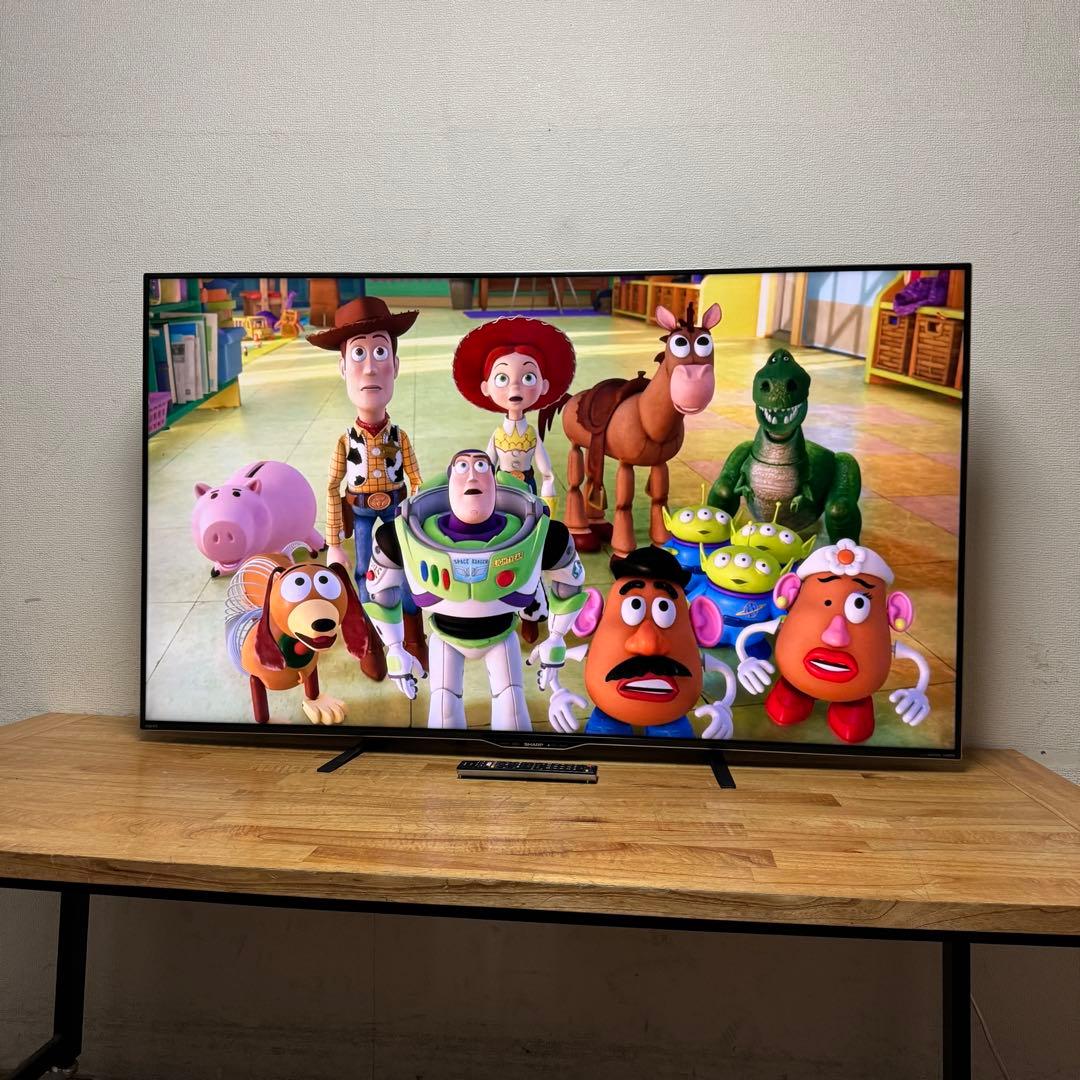 シャープ 60V型 4K 液晶テレビ AQUOS LC-60U45 動画アプリ○