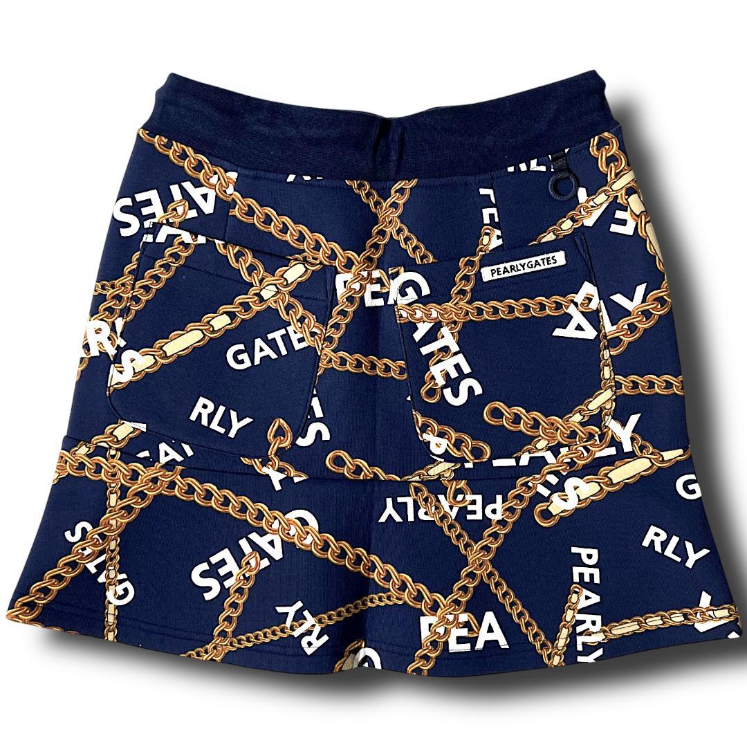 定価63,800円 0 パーリーゲイツ チェーンロゴ柄 セットアップ 上下セット