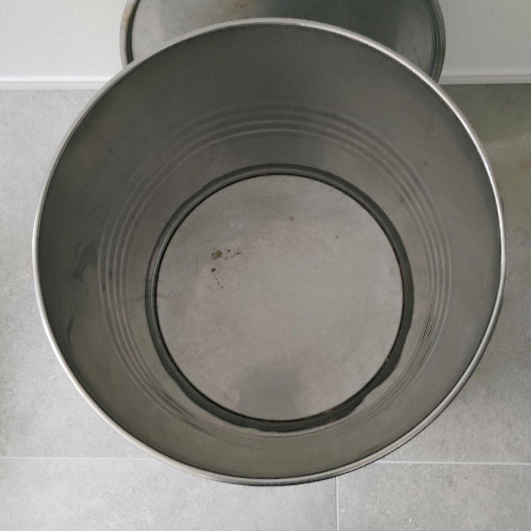 工業系インダストリアル　スチールオープン型ドラム缶　φ41cm×H43.5cm