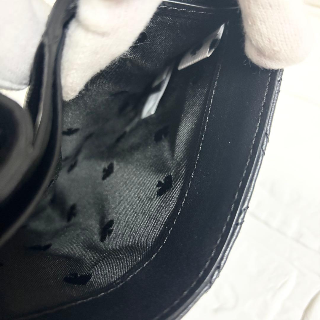 kate spade ケイトスペード 二つ折り財布 キルティング 黒 レザー