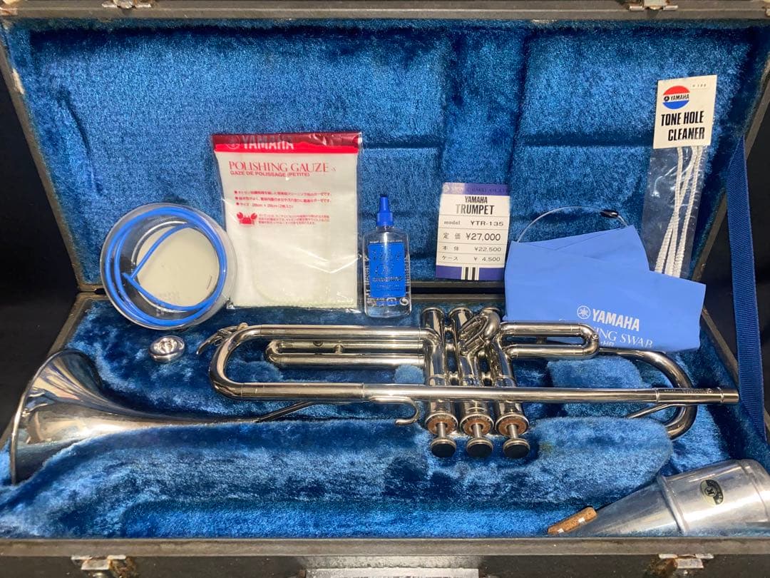 m*u様 YAMAHAヤマハ YTR-135 トランペット マウスピース付き