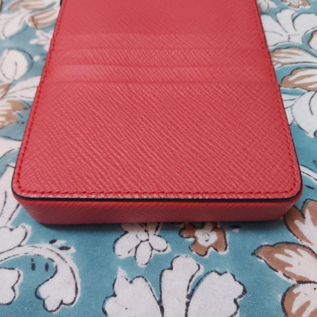 SHIN様　スマイソン　スマホショルダー　コーラルピンク