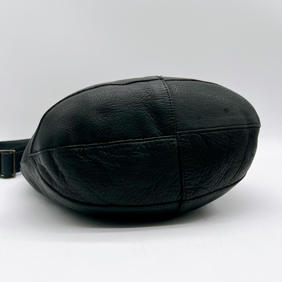 B.Stuff モニカ ワンショルダーバッグ オールレザー ブラック f177