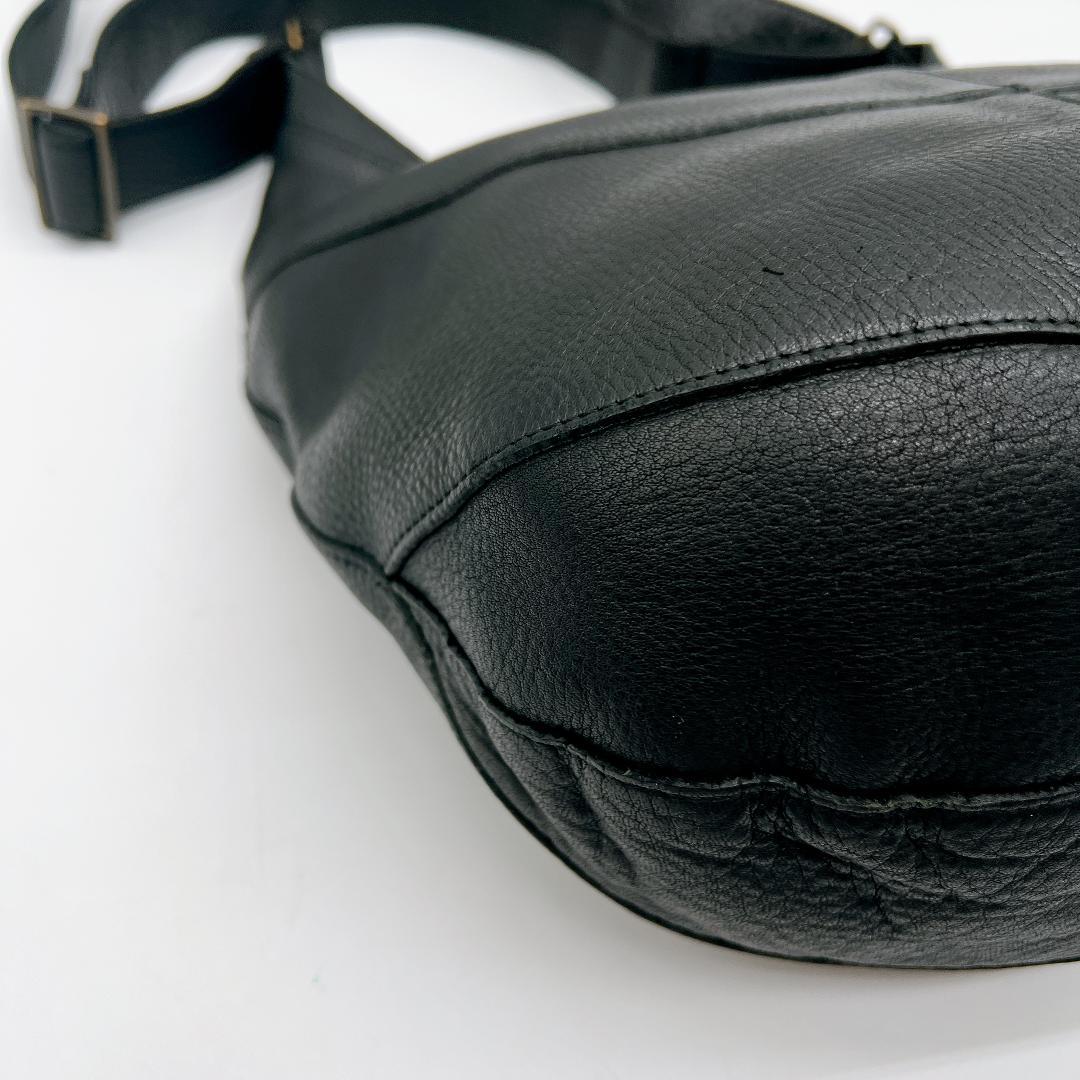 B.Stuff モニカ ワンショルダーバッグ オールレザー ブラック f177