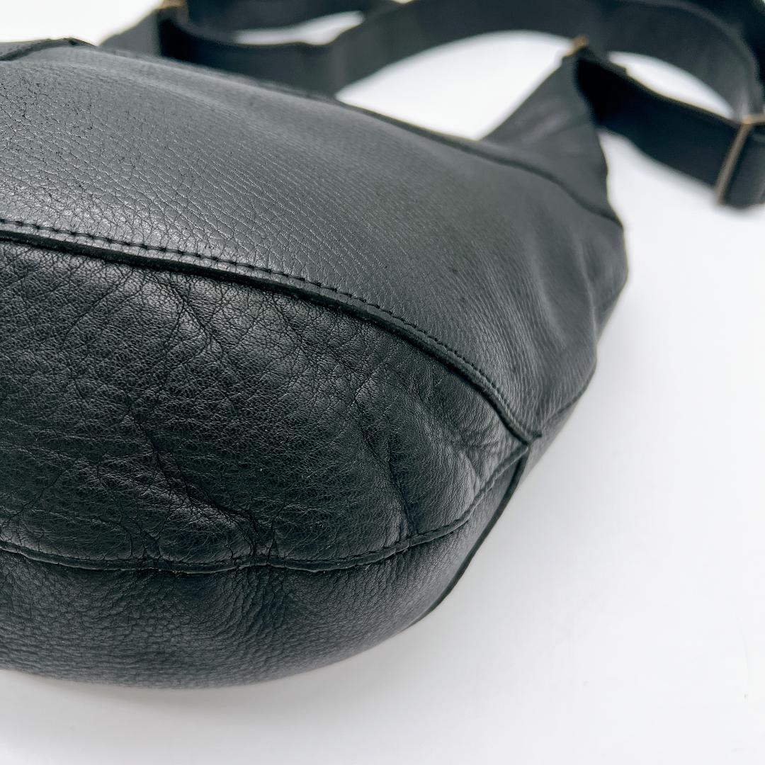 B.Stuff モニカ ワンショルダーバッグ オールレザー ブラック f177