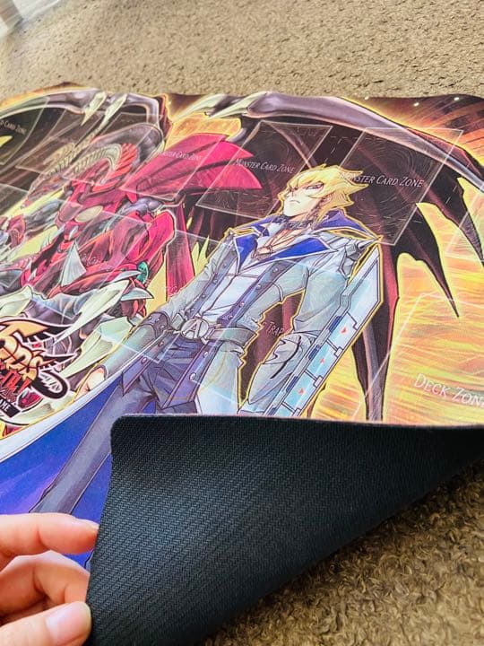 遊戯王 ジャックアトラス プレイマット レッドデーモン