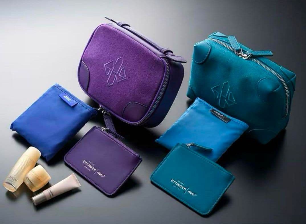 ANAファースト クラス アメニティ ポーチETTINGER 2点セット