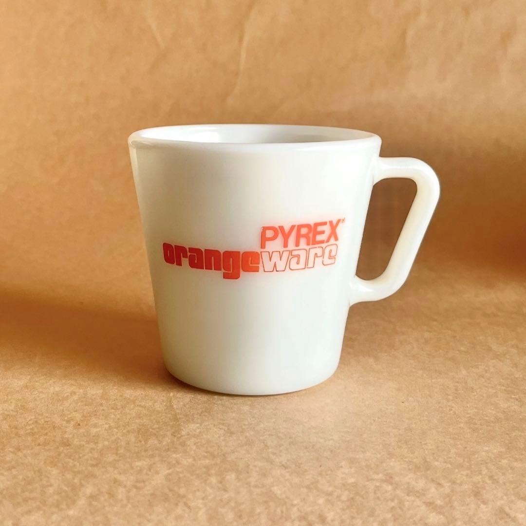 アメリカ オールドパイレックス Orange wareマグ コーニングPYREX