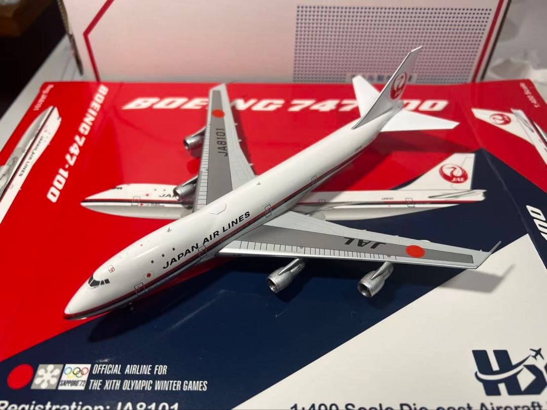 日本航空 Boeing 747-100 1/400スケールモデル