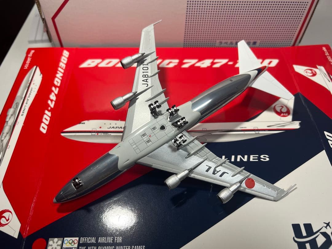 日本航空 Boeing 747-100 1/400スケールモデル