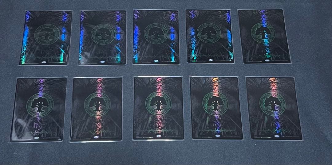 mtg オイルスリック土地　各種10枚セット