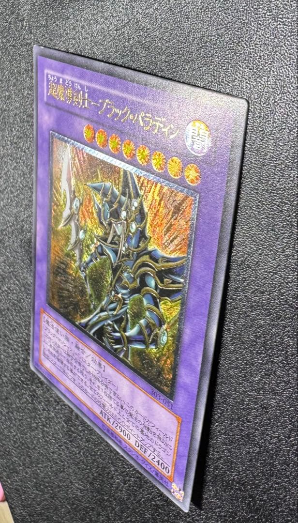 超魔導剣士ブラックパラディン/魔法使い族/ 遊戯王カード/レリーフ