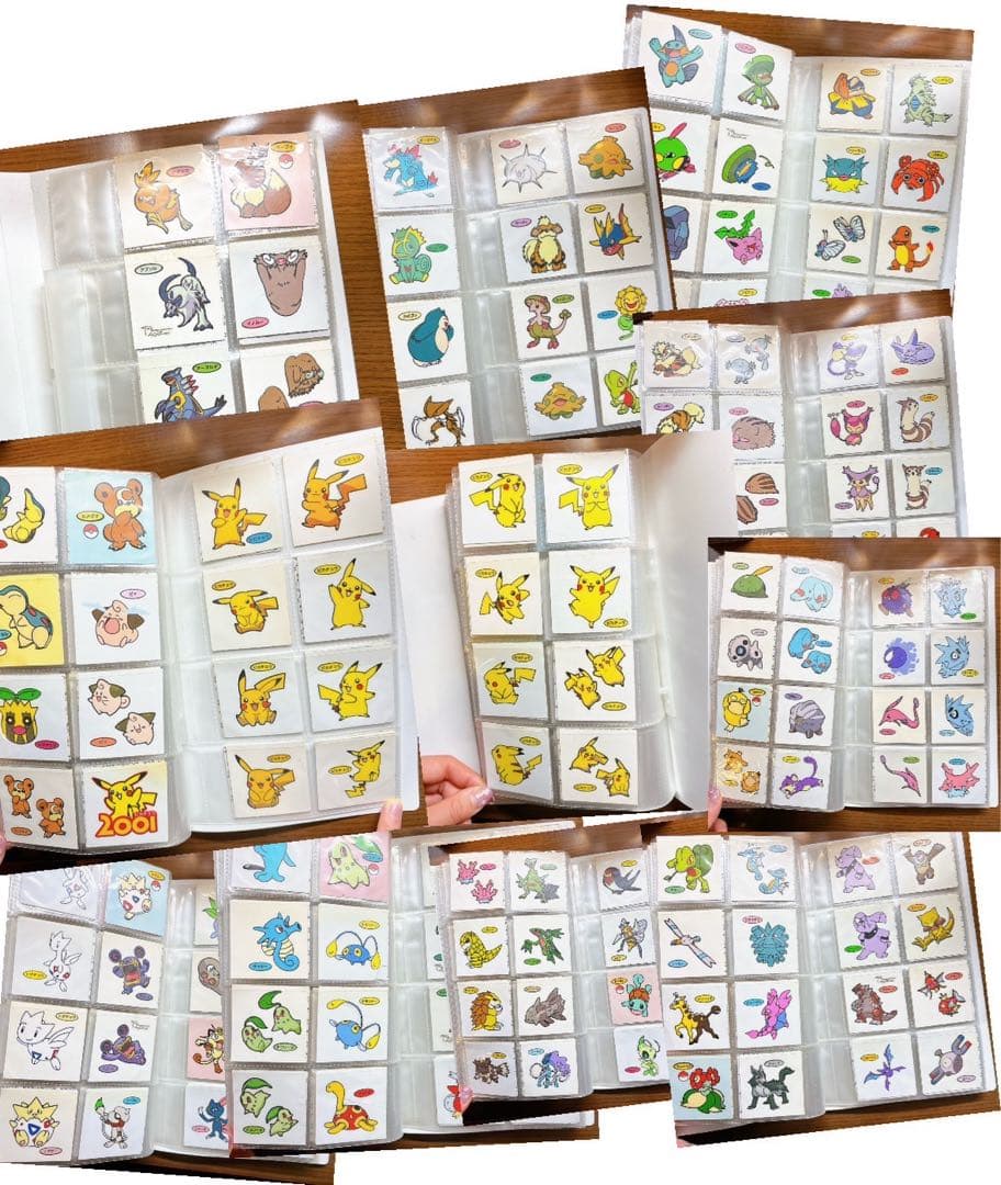 ポケモンシール　ファイル付き　ポケモンパンシール　シール　ステッカー　ポケモン