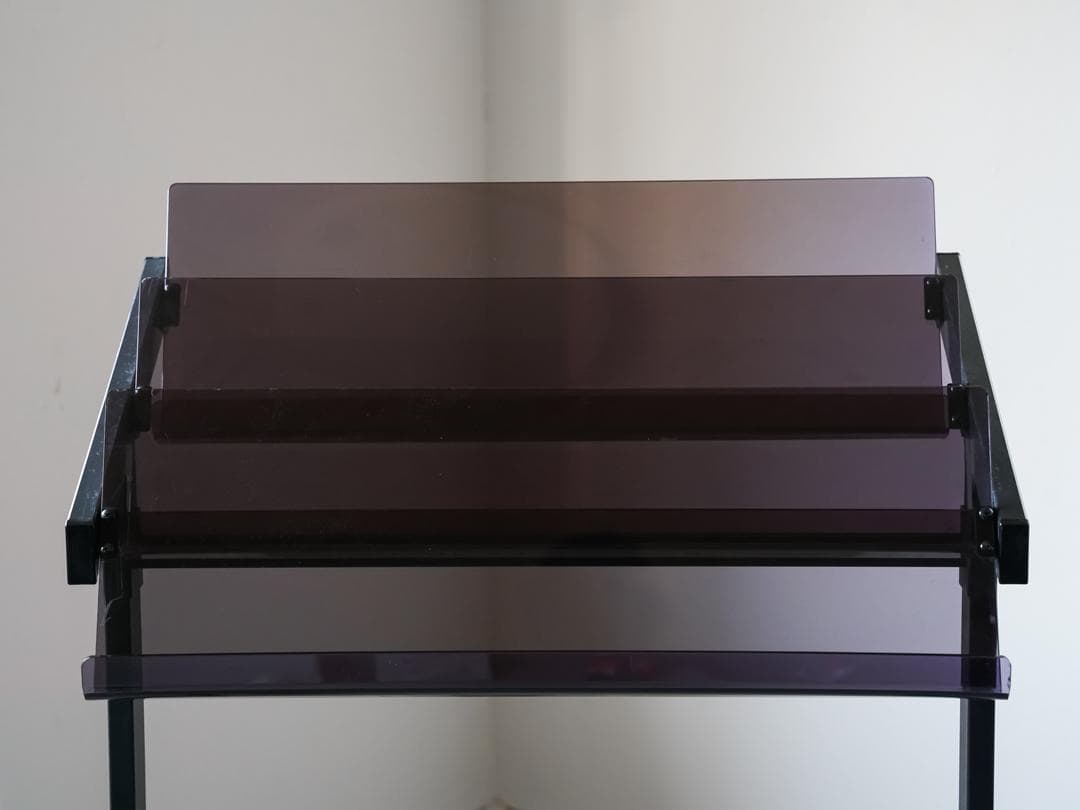 70-80's KOKUYO アクリル マガジンラック スタンド レトロモダン