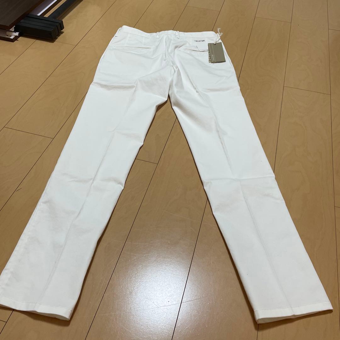 INCOTEX インコテックス　ホワイト チノパン 31