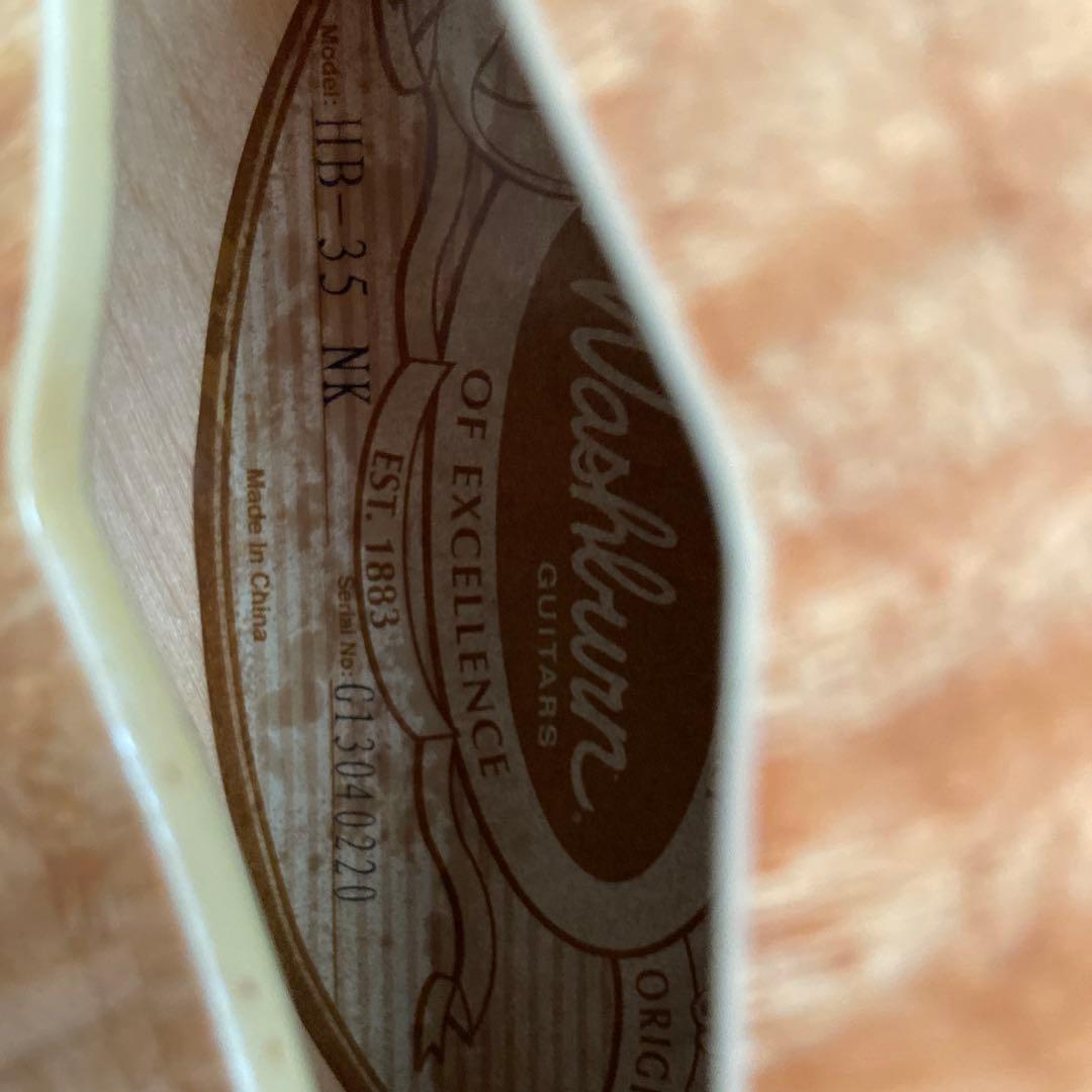 Washburn HB-35 NK セミアコ エレキギター フレイムメープル