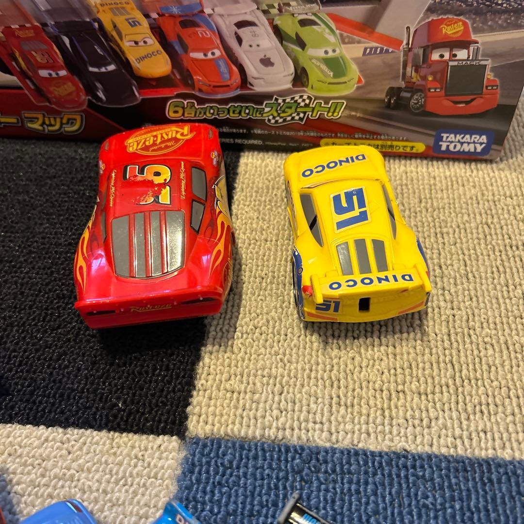 カーズ 1.2.3 トミカミニカーシューターマックおしゃべりスパーキングまとめ売