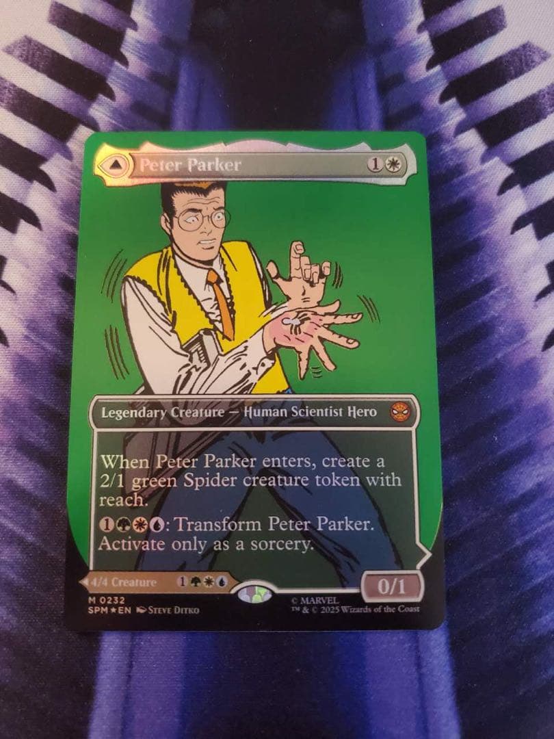 mtg ピーター・パーカー アメイジング・スパイダーマン 英語　foil