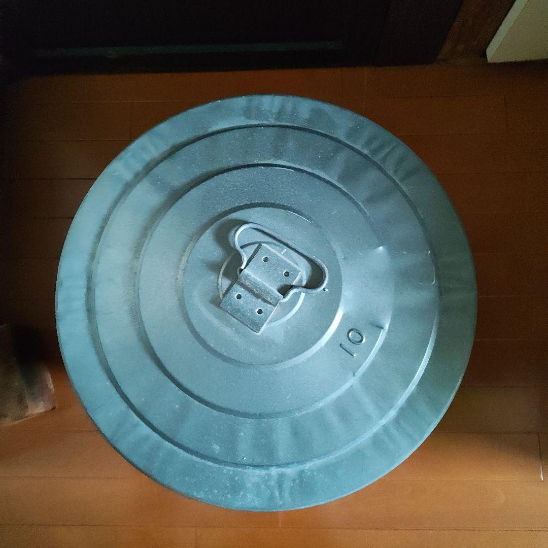 ブリキ製 トラッシュカン ゴミ箱 ＊大＊