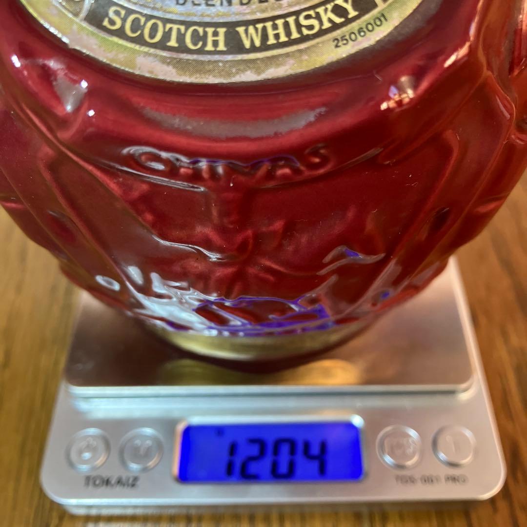 【未開栓】 SALUTE ロイヤルサルート 21年 赤陶器 1204g