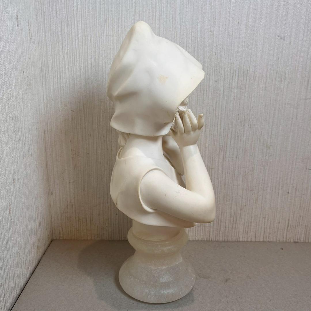 Giuseppe Bessi イタリアン ヴィンテージ 微笑む少女の胸像