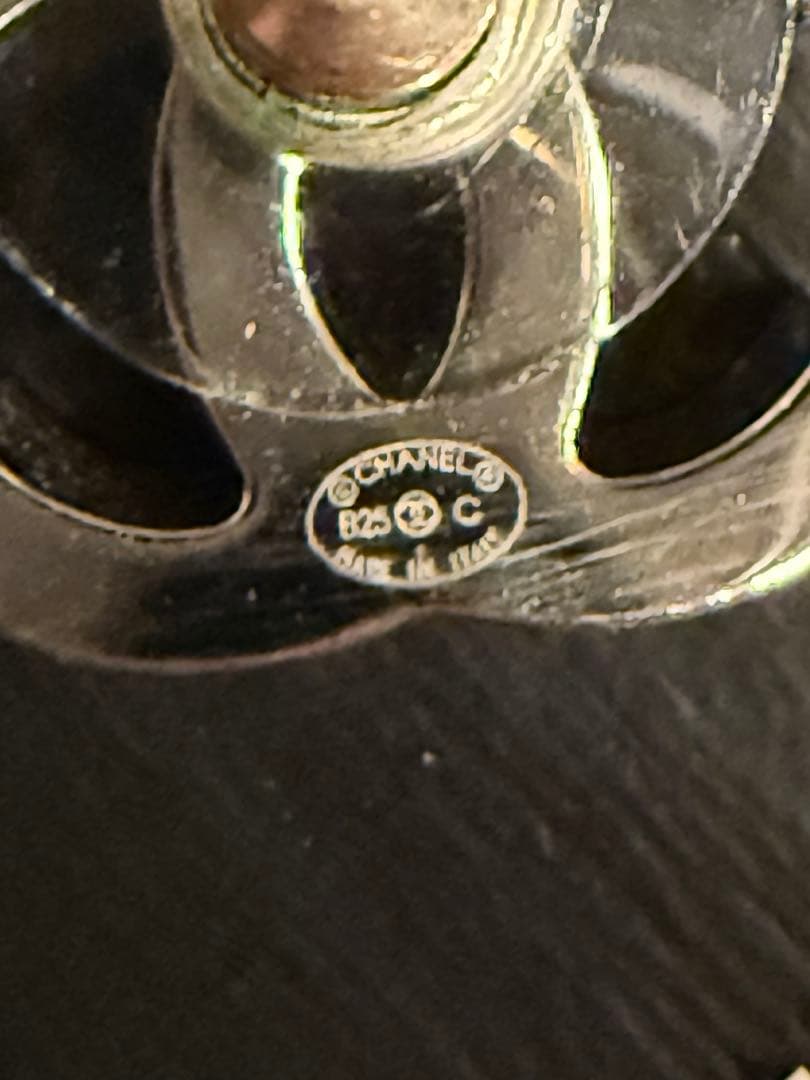 CHANEL シャネル ココマーク ピアス シルバー 正規店購入付属品完備