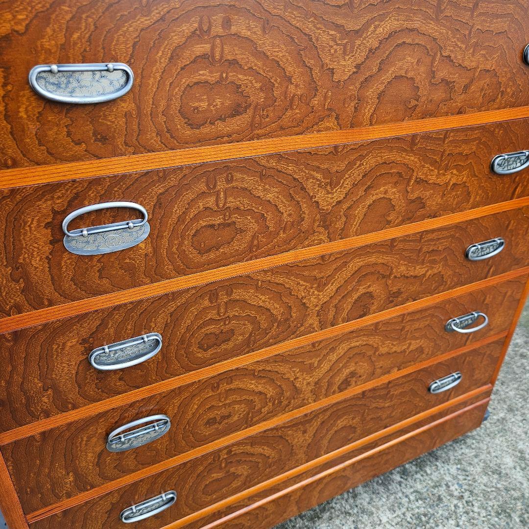 府中家具 欅 桐箪笥 和タンス 整理収納家具　AB619