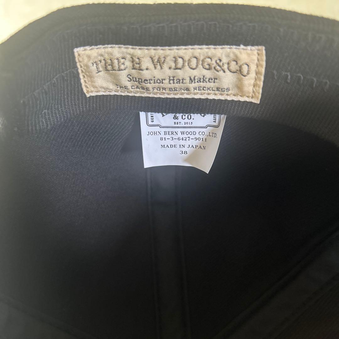 THE H.W.DOG & CO. トラッカーキャップ 38 ブラック