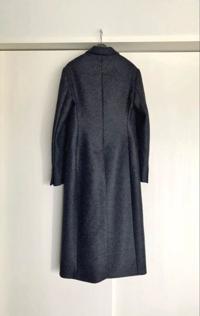 新品タグ付き【ZARA ザラ】ウールチェスターコート★チャコールグレー系★XS