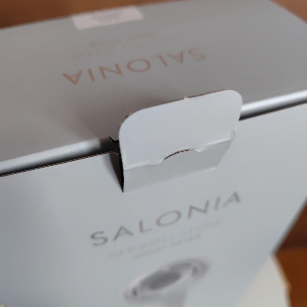 新品未使用品 サロニア スムースシャイン スマートドライヤー アッシュホワイト