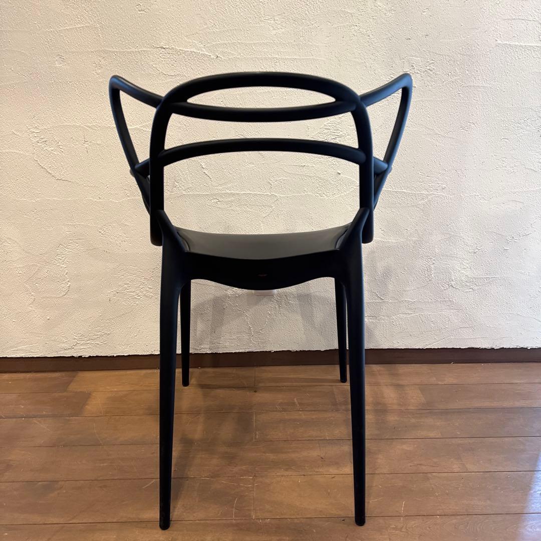 【ゆうゆ♪様々専用】Kartell マスターズチェア ブラック 4脚セット