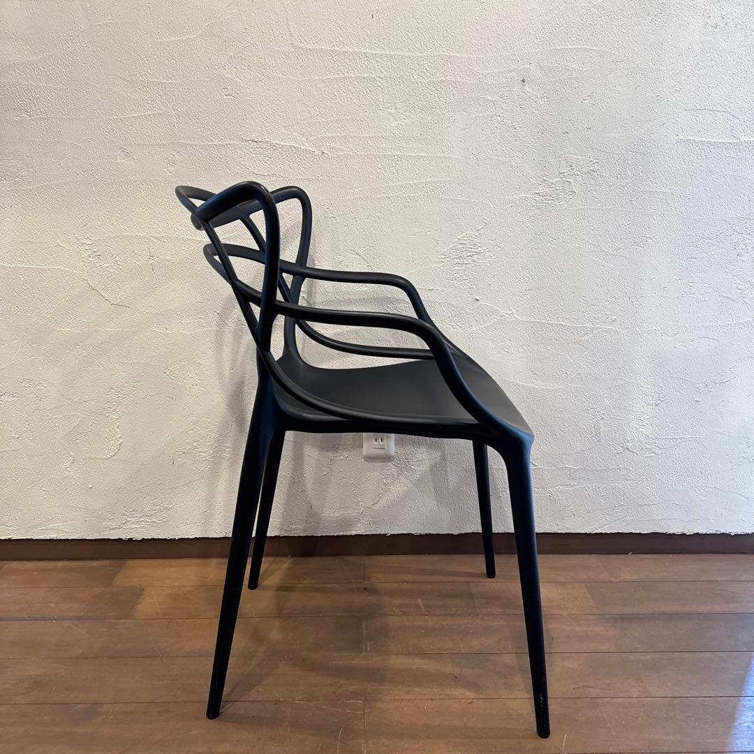【ゆうゆ♪様々専用】Kartell マスターズチェア ブラック 4脚セット