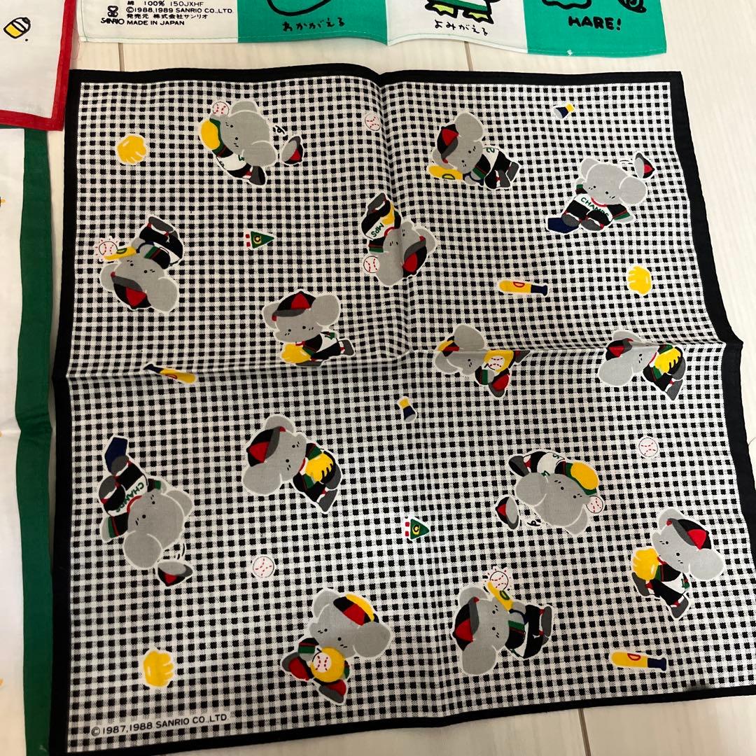 サンリョウ　レトロ　 ハンカチ セット 1980年代