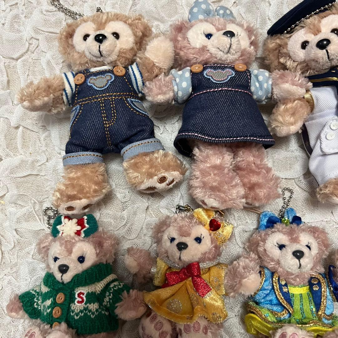 【16体セット】Duffyダッフィー ぬいぐるみ ストラップ ブローチ フレンズ