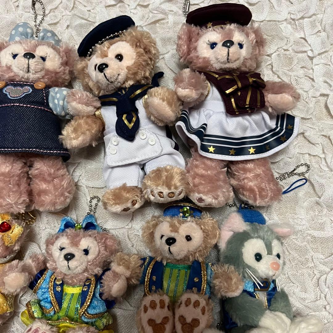 【16体セット】Duffyダッフィー ぬいぐるみ ストラップ ブローチ フレンズ