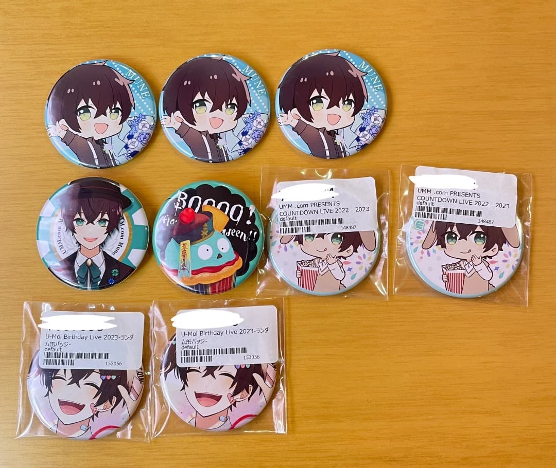 UMM.com 缶バッジ チェキ風カード ネットプリント アクリルスタンド