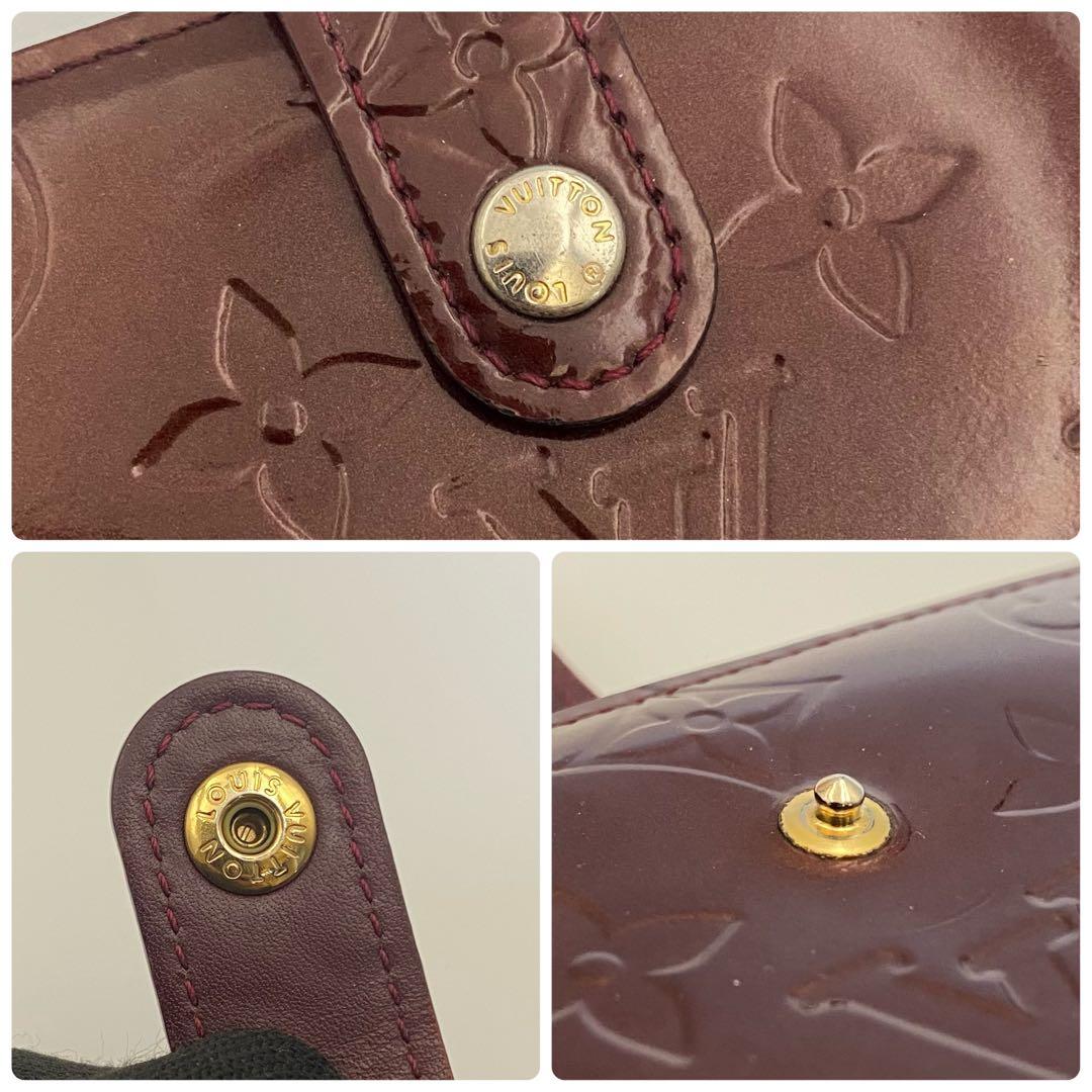 ルイヴィトン ヴェルニ ポルトフォイユ ヴィエノワ がま口 二つ折り財布 財布