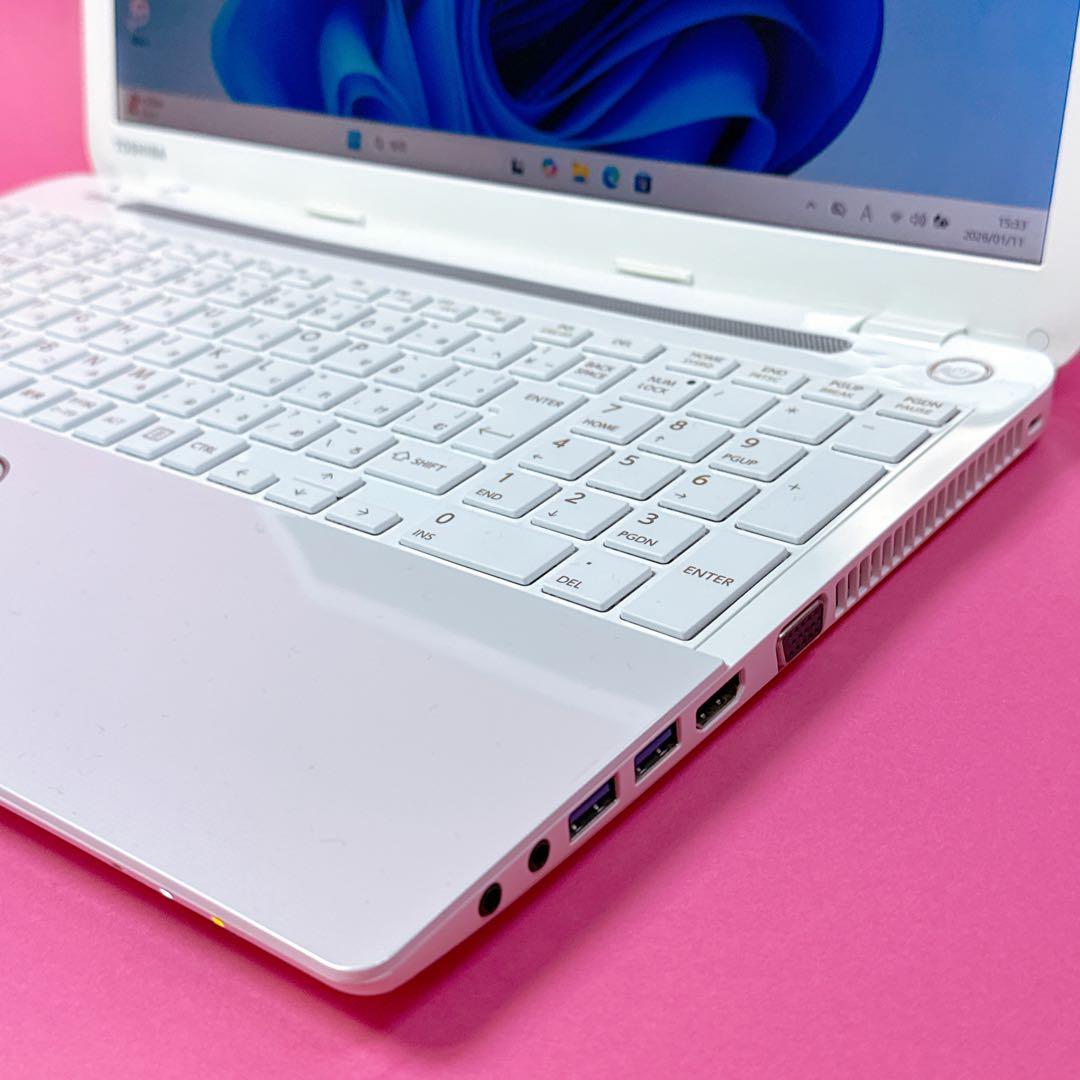 高性能i3‼️新品SSD windows11 カメラ ノートパソコン オフィス