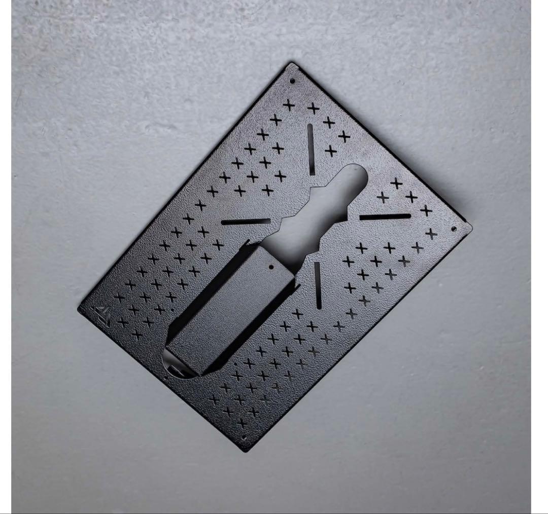 BLACK DESIGNブラックデザインハレテーブルアイアンプレート他フルセット