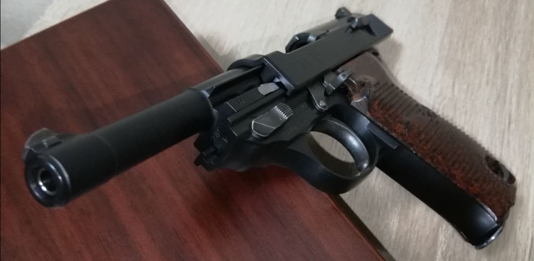 本日終了⭐マルゼン ワルサーP38 ac41ブラック ガスブロ カスタム⭐箱付