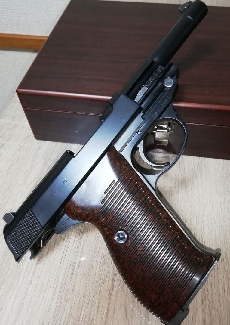 本日終了⭐マルゼン ワルサーP38 ac41ブラック ガスブロ カスタム⭐箱付