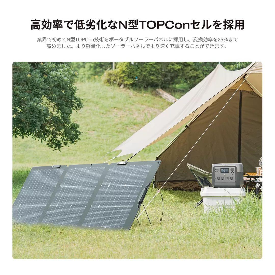 【新品未開封】 EcoFlow 160W両面ソーラーパネルGen2