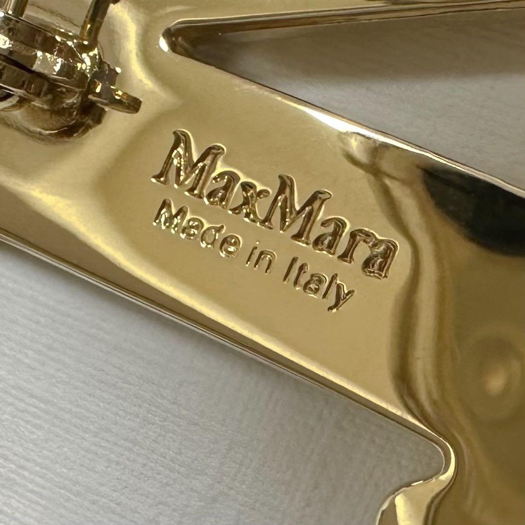 MaxMara｜ブローチ｜確実正規品｜クリスタル｜布袋、タグ付き