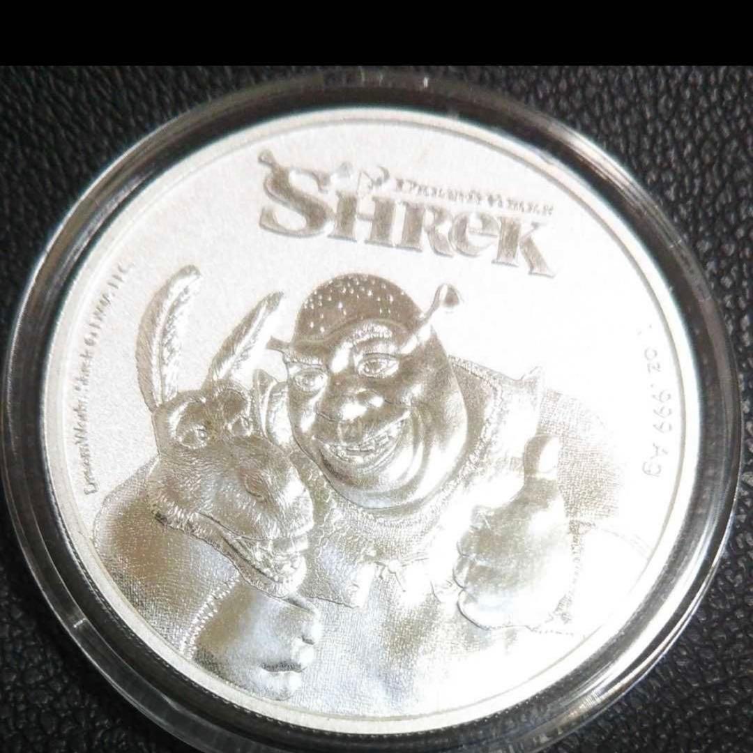 2021年　シュレック誕生20周年　1オンス銀貨