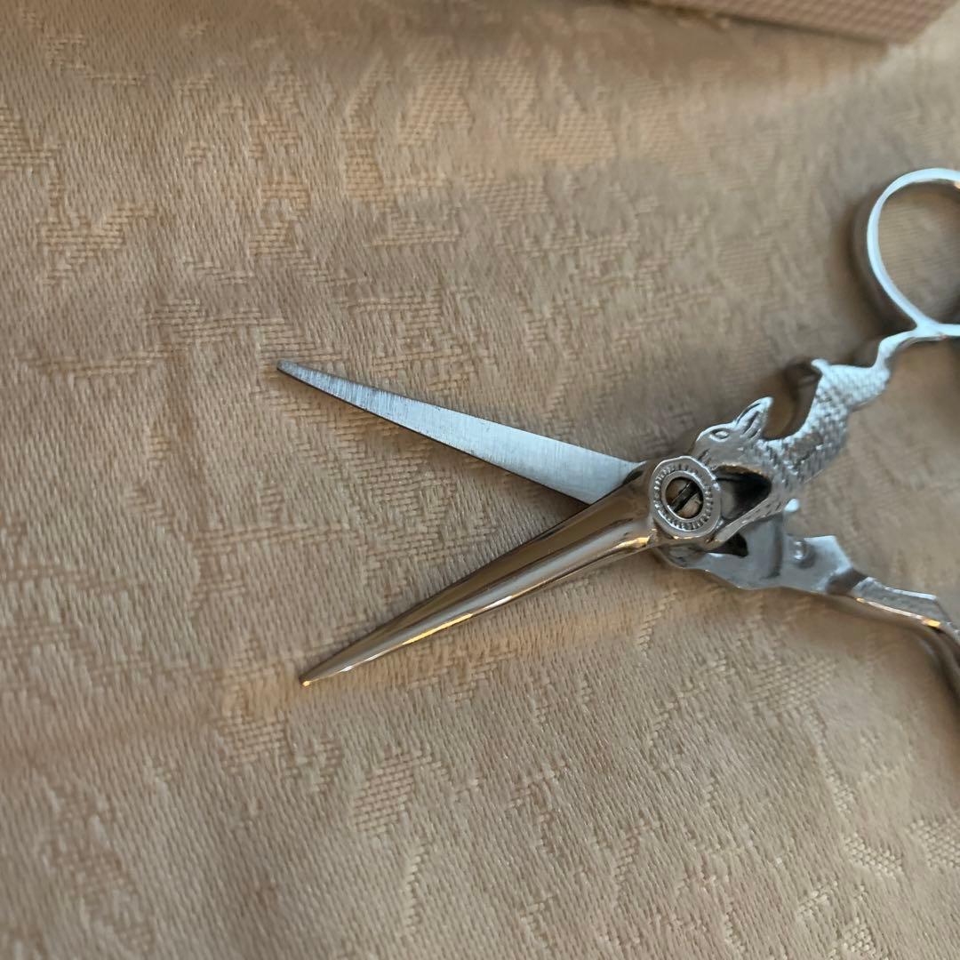 【ラスト1点】フランス製　SAJOUのウサギモチーフのプロフェッショナルシザー