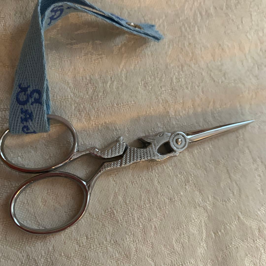 【ラスト1点】フランス製　SAJOUのウサギモチーフのプロフェッショナルシザー