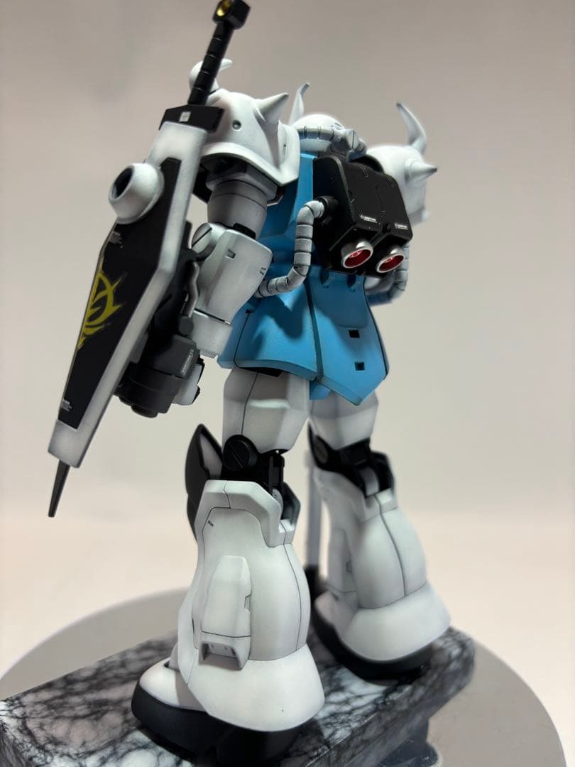 HG グフカスタム(ヴァイスローゼ)塗装完成品