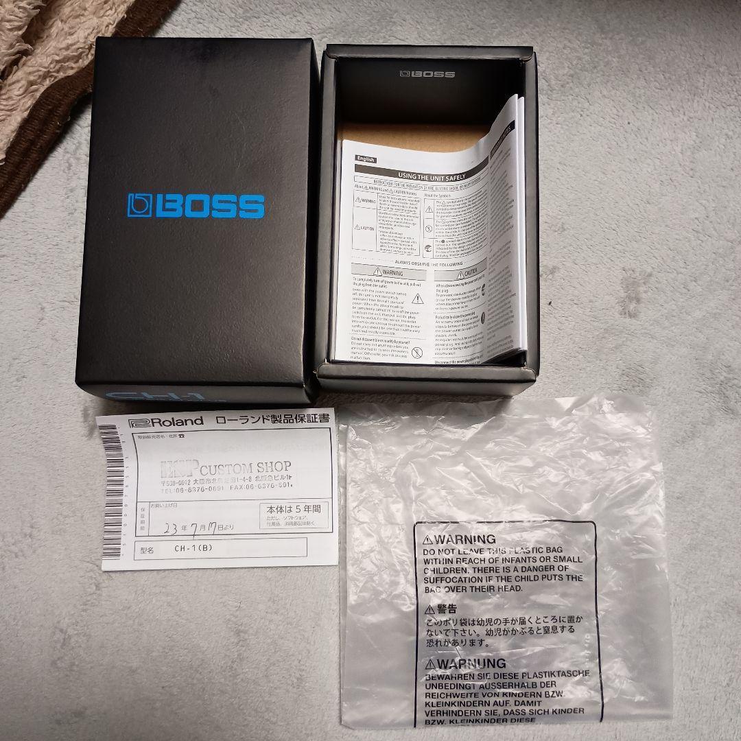 BOSS SUPER Chorus CH-1 ギターエフェクター　保証書有り