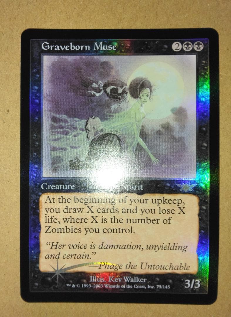 墓生まれの詩神 Graveborn Muse 英語 Foil LGN MTG